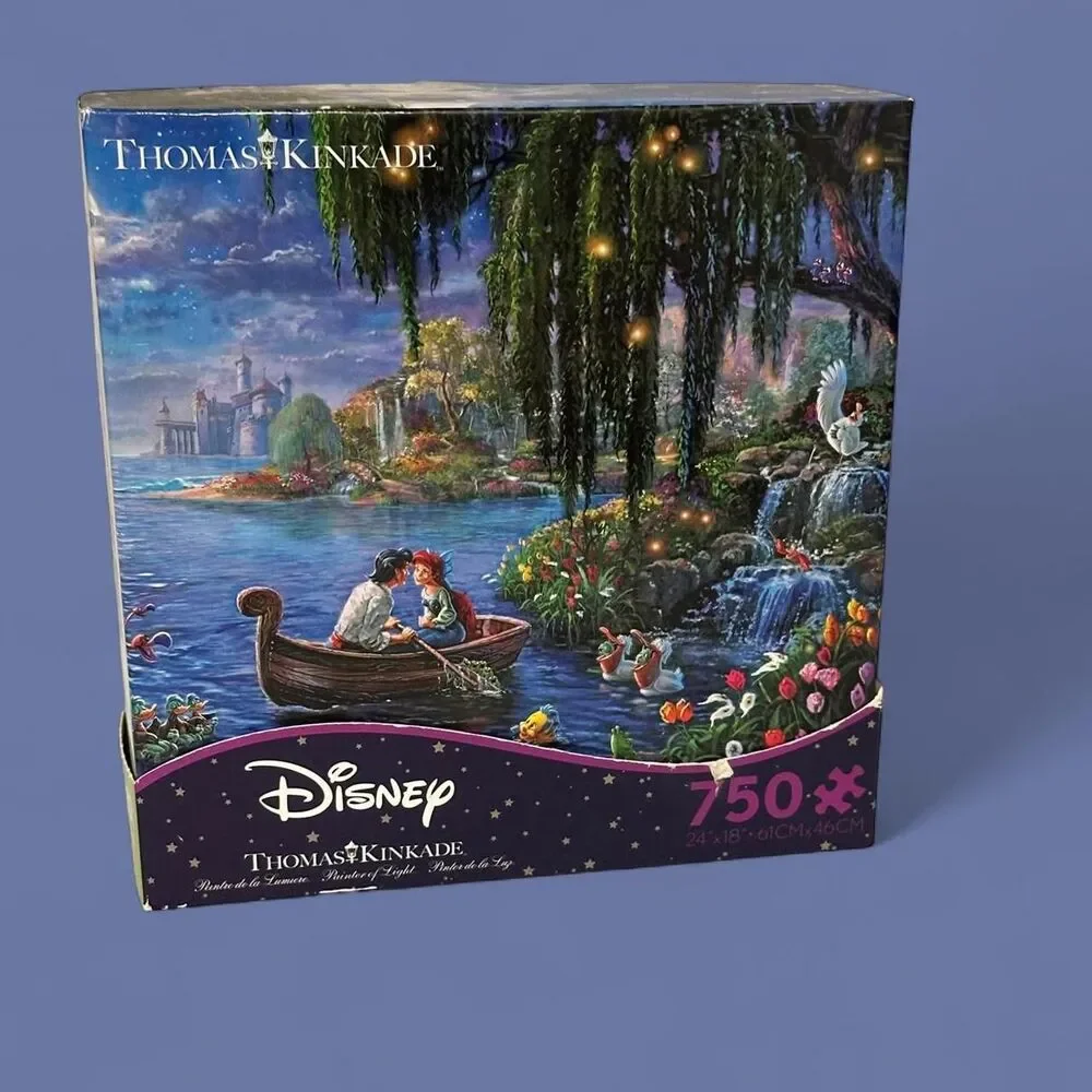 NEW SEALED Thomas Kinkade The Little Mermaid II 750 Piece Disney Puzzle | Ceaco